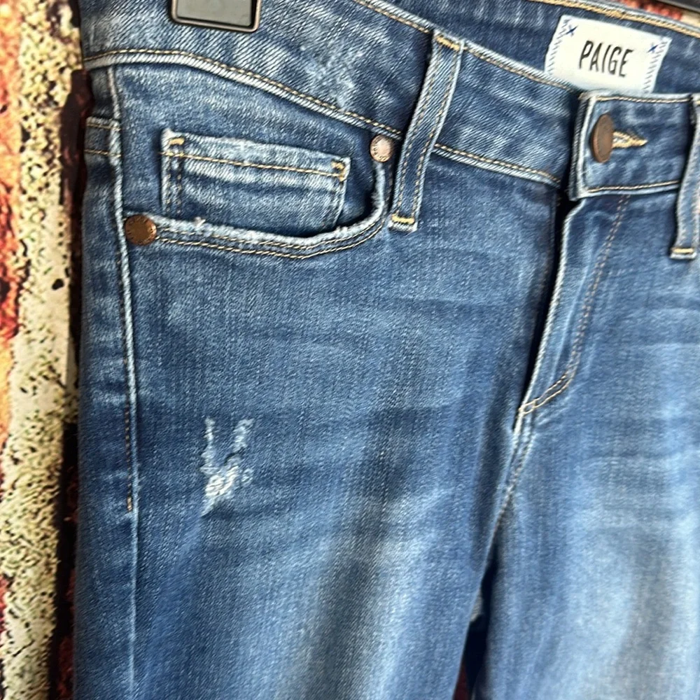 Paige Verdugo Crop Blue women’s Jeans size 25